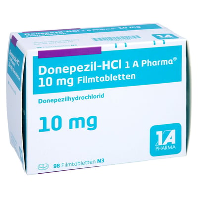 Donepezil-HCl 1A Pharma 10 mg Produktbild 1