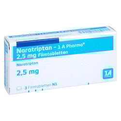 Naratriptan - 1 A Pharma 2.5 mg Filmtabletten