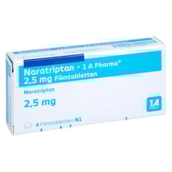 Naratriptan - 1 A Pharma 2.5 mg Filmtabletten