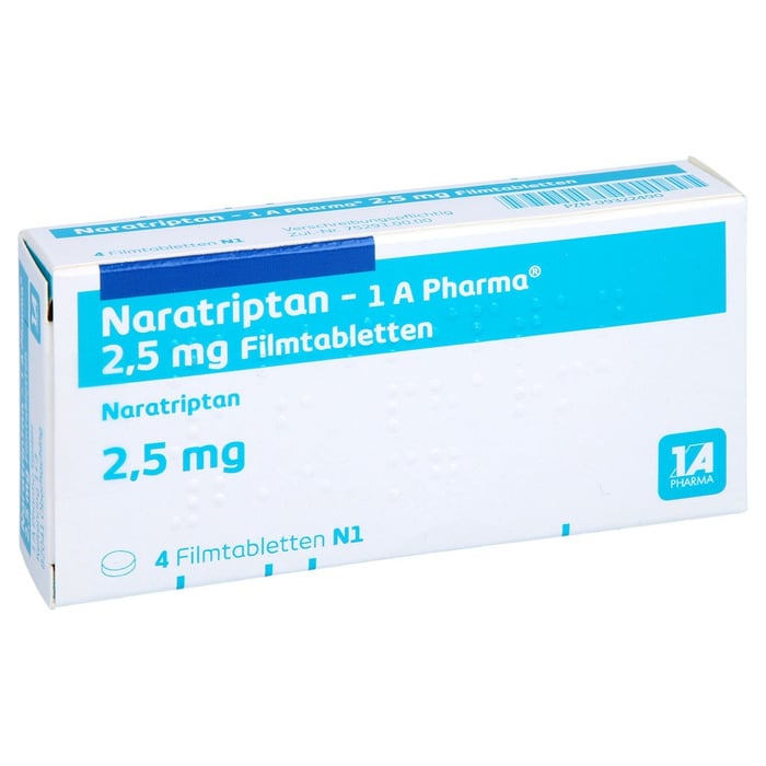 Naratriptan - 1 A Pharma 2.5 mg Filmtabletten