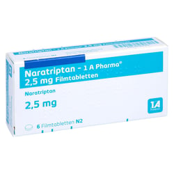 Naratriptan-1A Pharma 2,5 mg