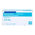 Naratriptan-1A Pharma 2,5 mg Produktbild 2