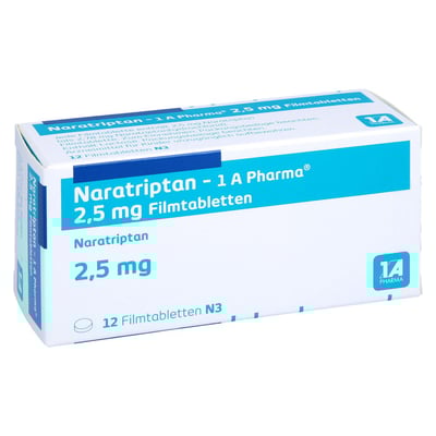 Naratriptan-1A Pharma 2,5 mg