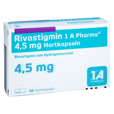 Rivastigmin 1 A Pharma 4.5 mg Hartkapseln