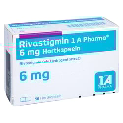 Rivastigmin 1 A Pharma 6.0 mg Hartkapseln