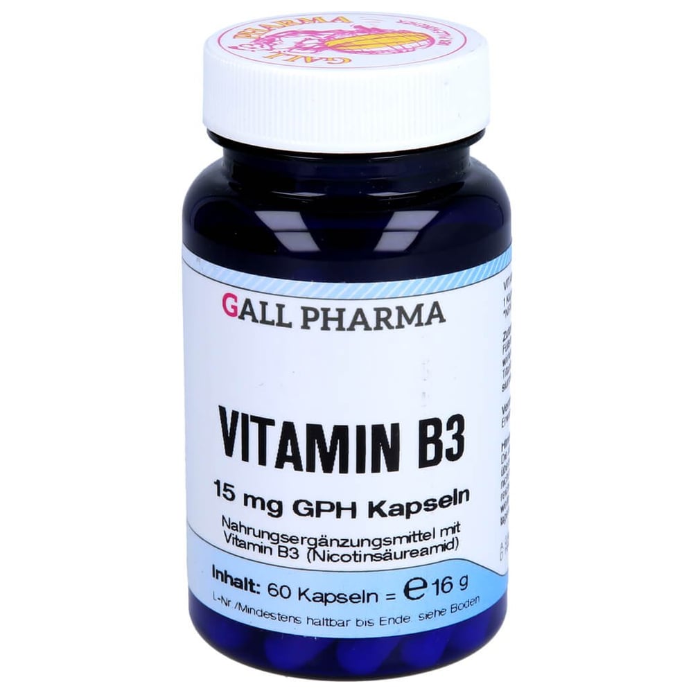 Vitamin B3 15 mg GPH Kapseln