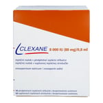 Clexane 8000 I.E. (80 mg)/0,8 ml Injektionslösung mit Sicherheitssystem Produktbild 2