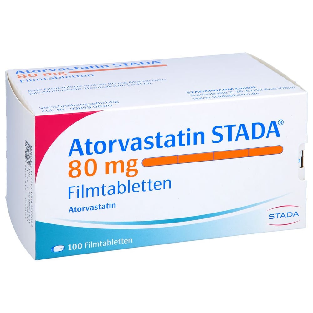 Atorvastatin STADA 80 mg