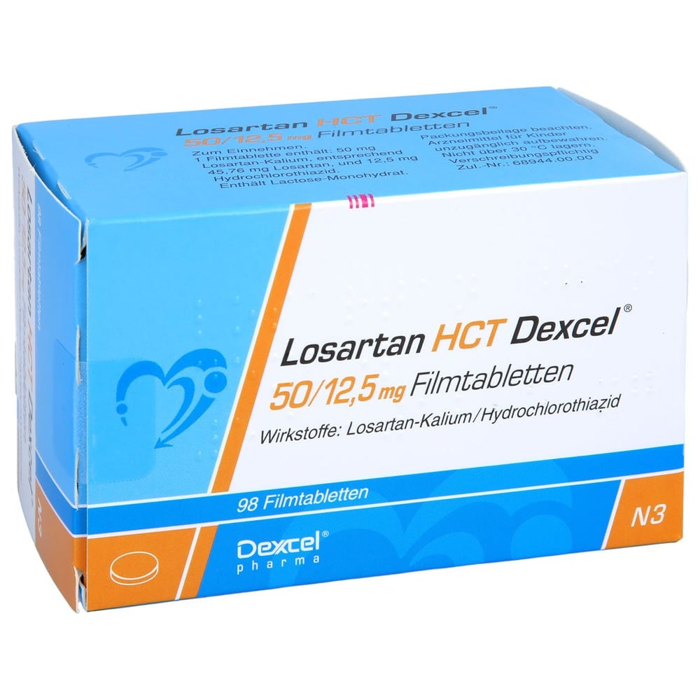 Losartan HCT Dexcel 50/12,5 mg