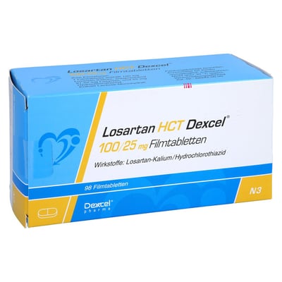 Losartan HCT Dexcel 100/25 mg