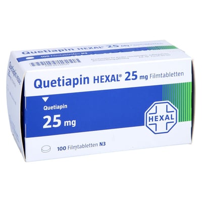 Quetiapin HEXAL 25 mg