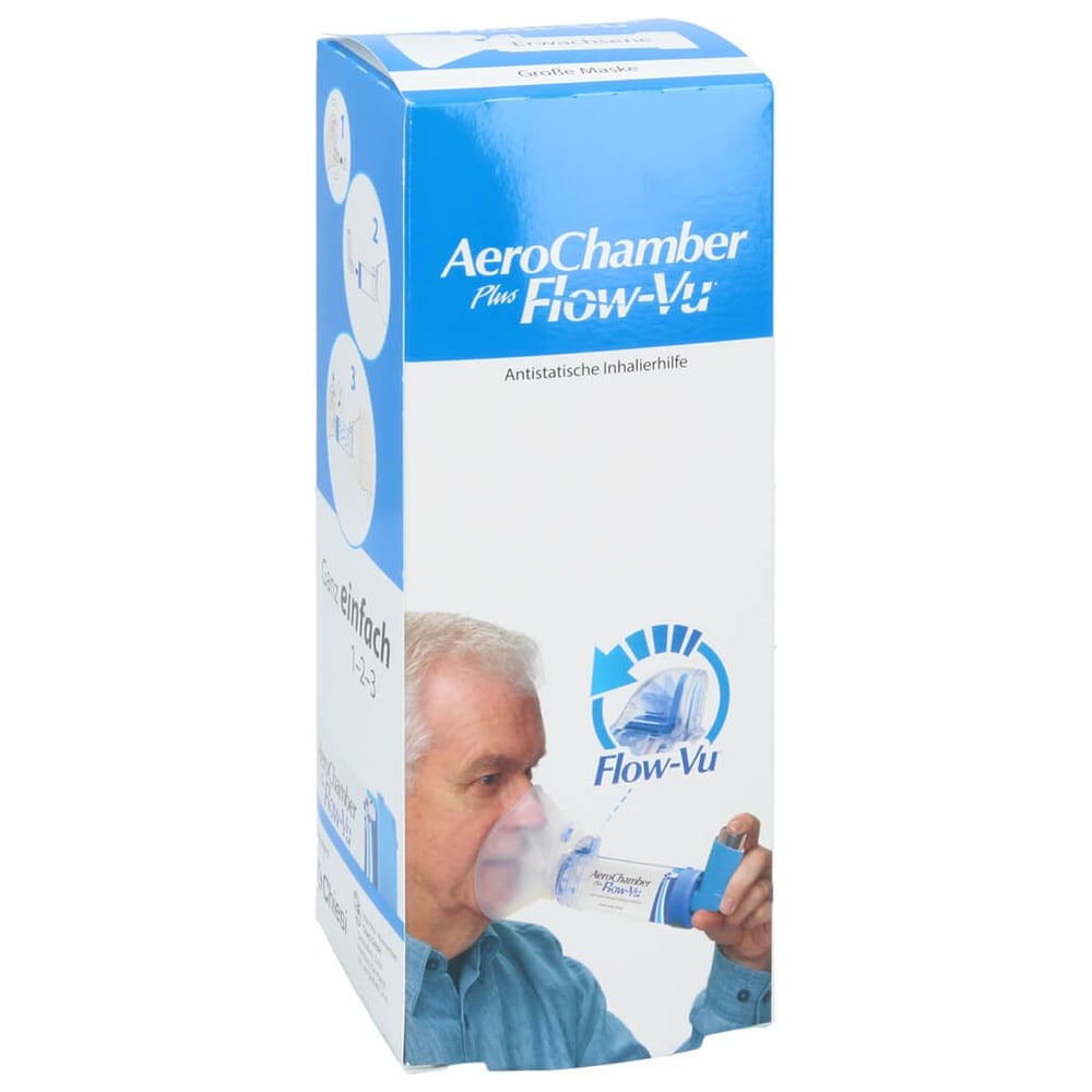 Aerochamber Maske ab 5 Jahre blau