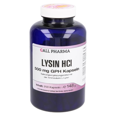 Lysin HCl 500 mg GPH Kapseln