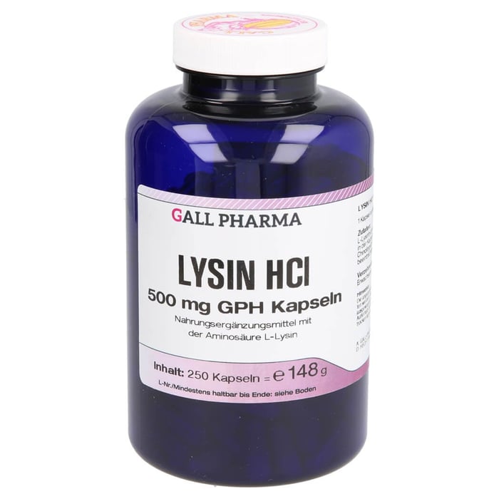 Lysin HCl 500 mg GPH Kapseln
