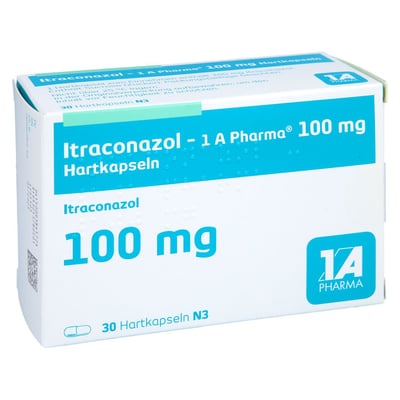 Itraconazol - 1 A Pharma 100mg Hartkapseln