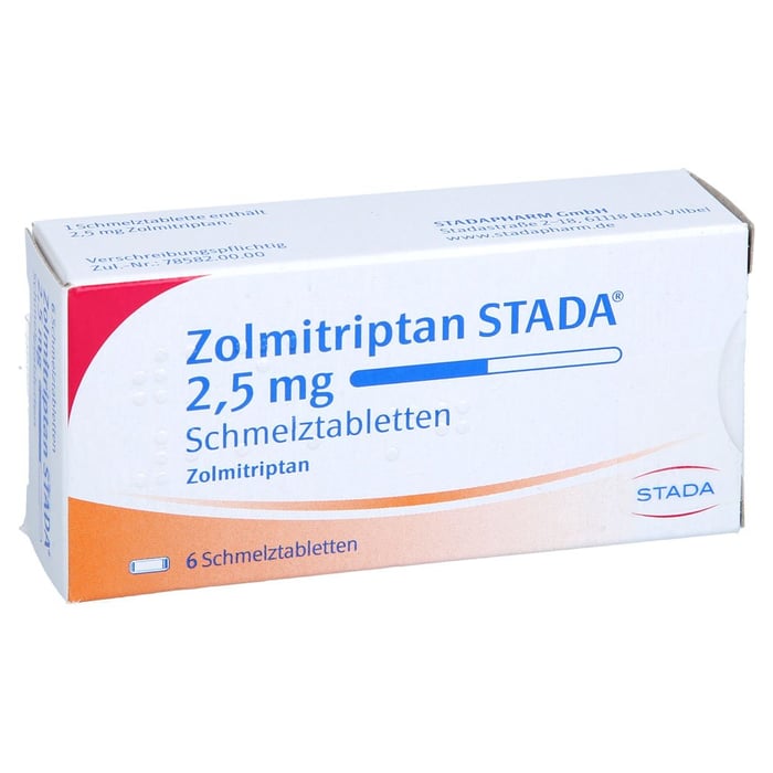 Zolmitriptan STADA 2,5mg