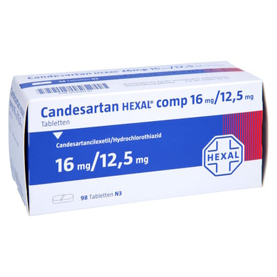 Candesartan HEXAL comp 16 mg/12,5 mg