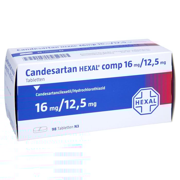 Candesartan HEXAL comp 16mg/12,5mg