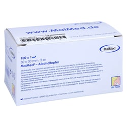 Maimed Alkoholtupfer 30x30 mm weiß aus Vlies