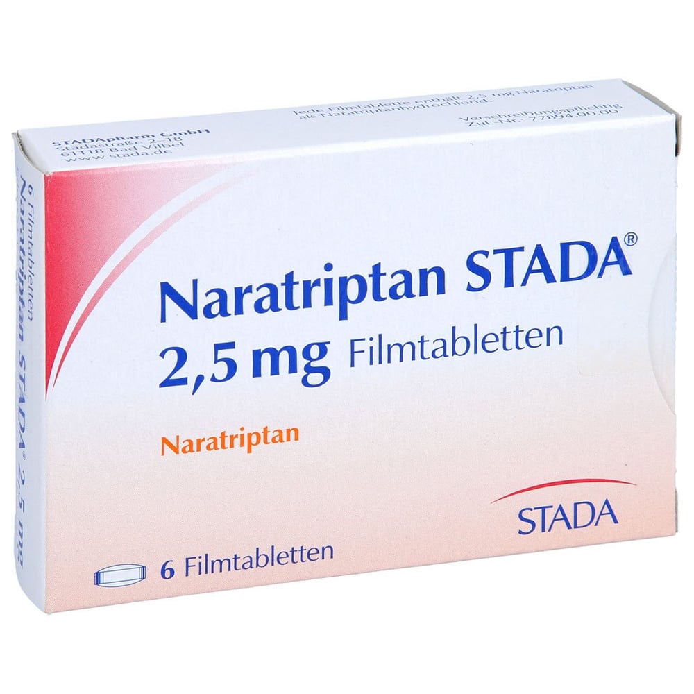 Naratriptan STADA 2,5 mg