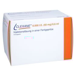 Clexane 6000 I.E. (60 mg)/0,6 ml Injektionslösung