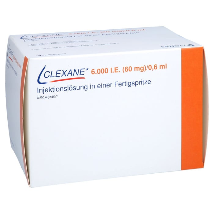 Clexane 6000 I.E. (60mg)/0,6ml Injektionslösung
