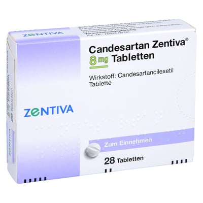 Candesartan Zentiva 8 mg