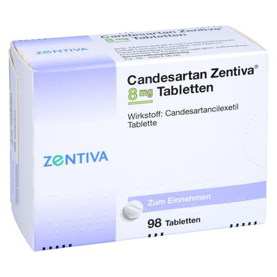 Candesartan Zentiva 8 mg