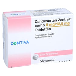 Candesartan Zentiva comp 8 mg/12,5 mg