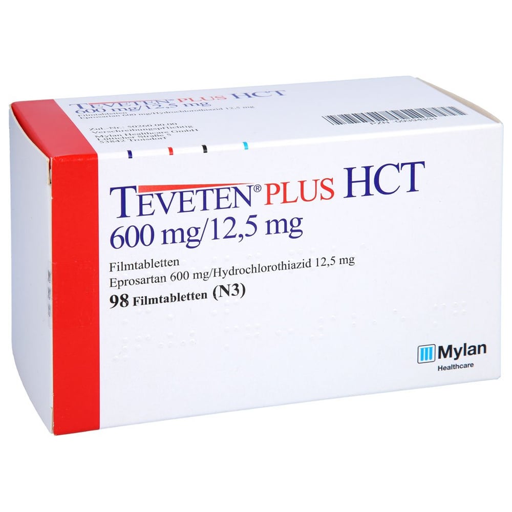 Teveten Plus HCT 600 mg/12,5 mg