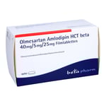 Olmesartan Amlodipin HCT beta 40 mg/5 mg/25 mg