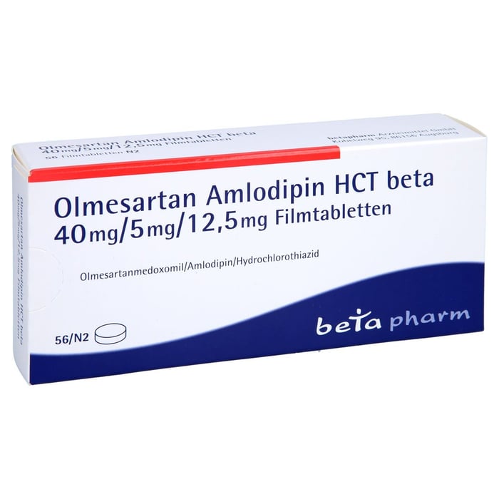 Olmesartan Amlodipin HCT beta 40mg/5mg/12,5mg