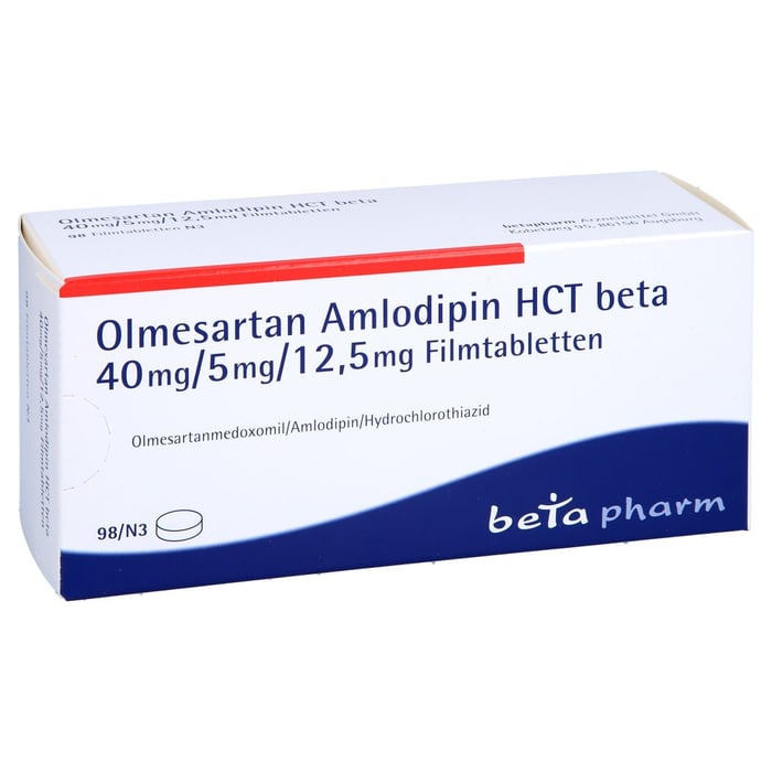 Olmesartan Amlodipin HCT beta 40mg/5mg/12,5mg