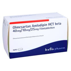 Olmesartan Amlodipin HCT beta 40 mg/10 mg/25 mg