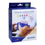 Einnehmebecher m.2 Griffen+2 Deckel 4+12 mm rot