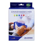 Einnehmebecher m.2 Griffen+2 Deckel 4+12 mm rot