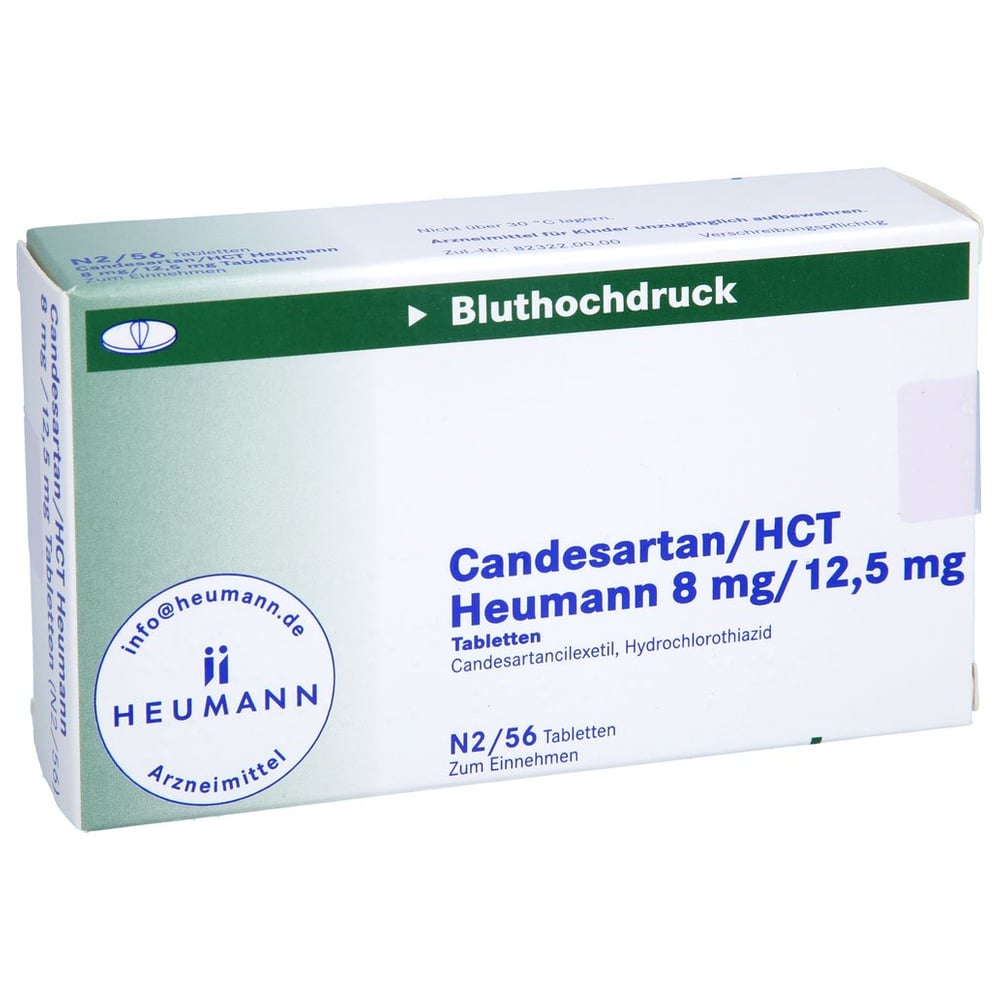 Candesartan/HCT Heumann 8 mg/12,5 mg