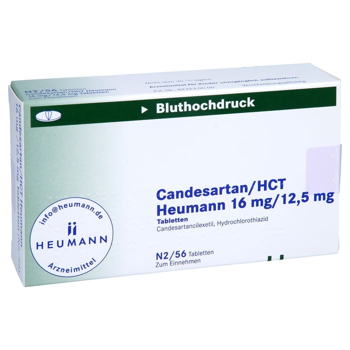Candesartan/HCT Heumann 16mg/12,5mg