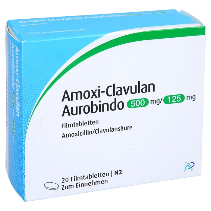 Amoxi-Clavulan Aurobindo 500mg/125mg