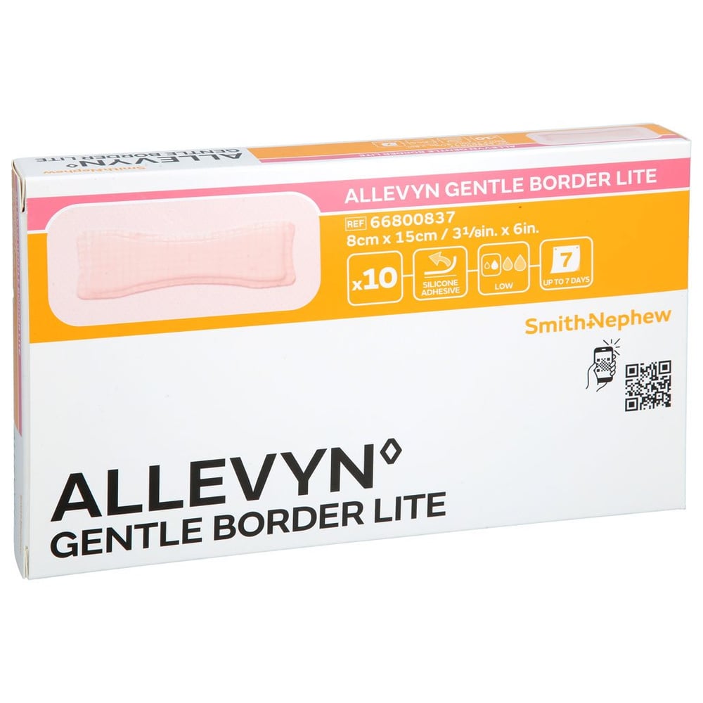 Allevyn Gentle Border Lite 8x15cm