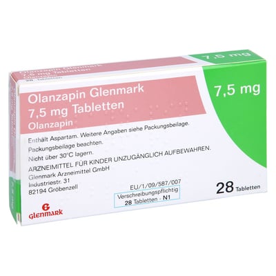 Olanzapin Glenmark 7,5 mg