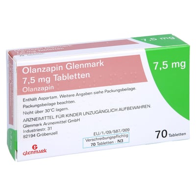 Olanzapin Glenmark 7,5 mg
