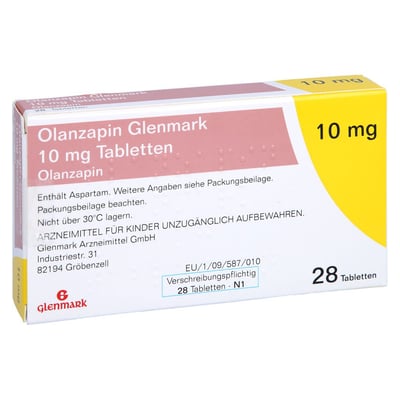 Olanzapin Glenmark 10 mg
