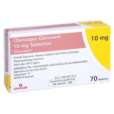 Olanzapin Glenmark 10 mg