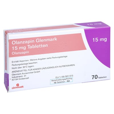 Olanzapin Glenmark 15 mg