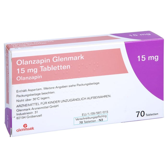 Olanzapin Glenmark 15mg