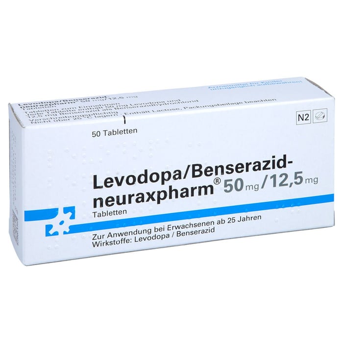 Levodopa/Benserazid-neuraxpharm 50mg/12,5mg