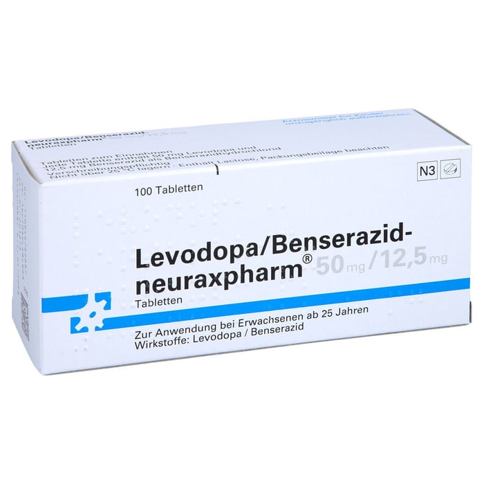 Levodopa/Benserazid-neuraxpharm 50mg/12,5mg