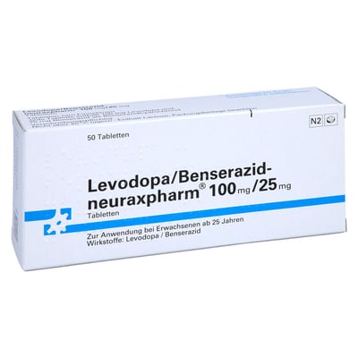 Levodopa/Benserazid-neuraxpharm 100 mg/25 mg