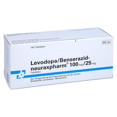 Levodopa/Benserazid-neuraxpharm 100 mg/25 mg